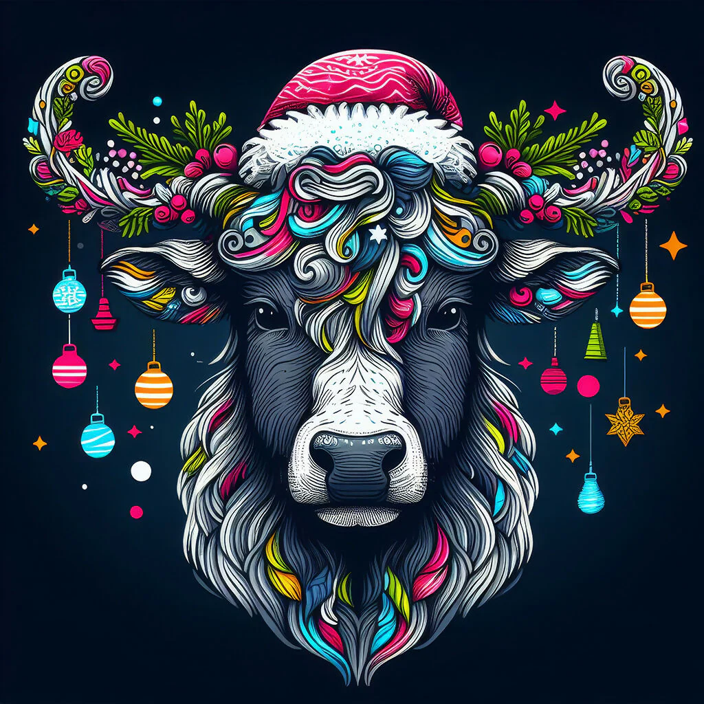 Festive Cow