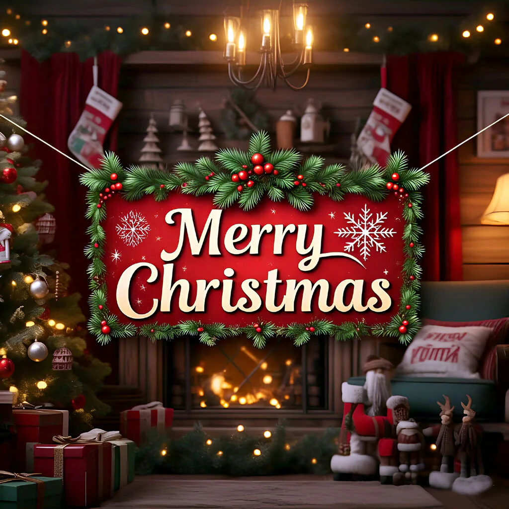 Festive Hearth: A Cozy Christmas Still Life