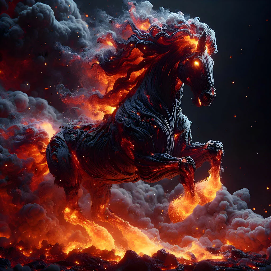 Fiery Stallion of the Apocalypse