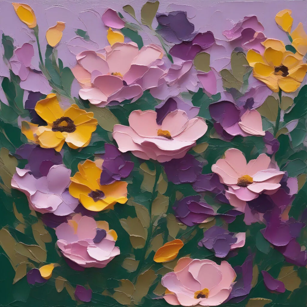 Floral Fusion: Garden Abstraction