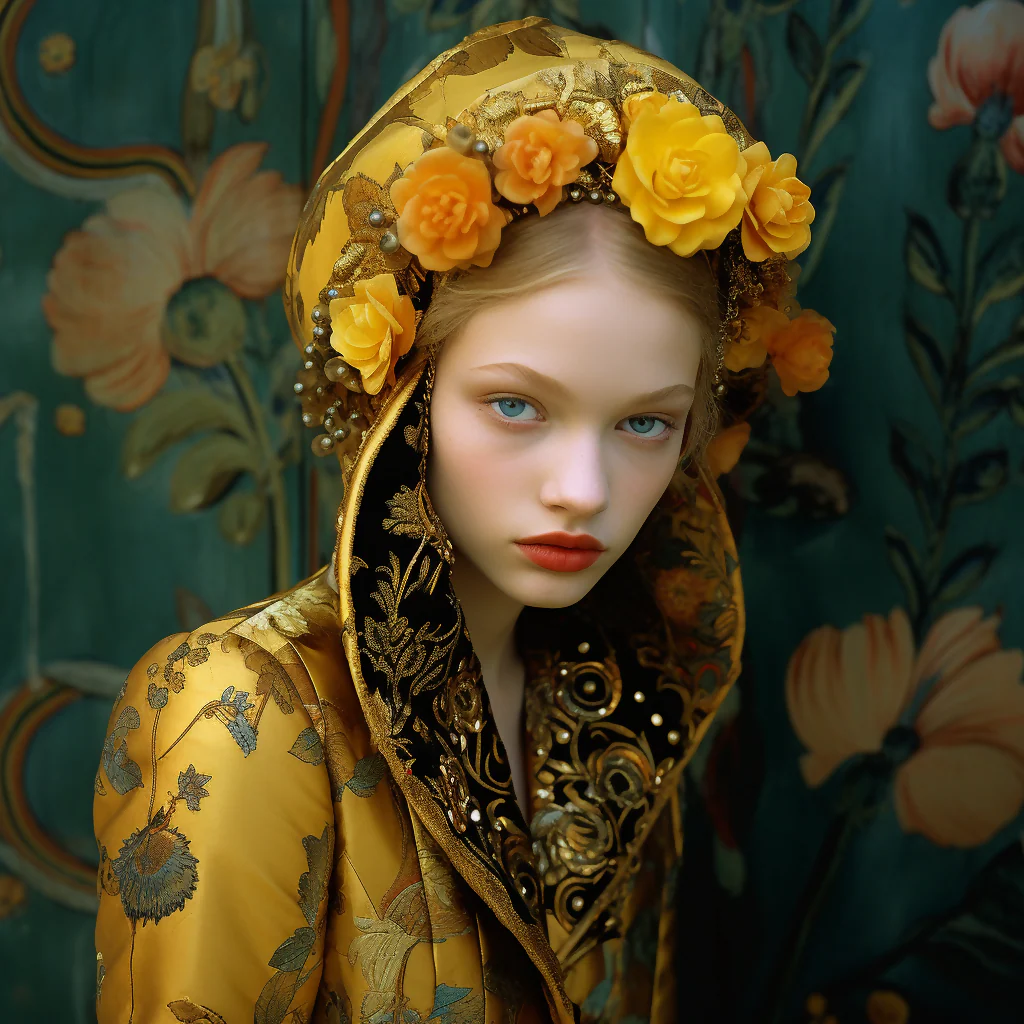 Floral Spirits: Golden Petal Oracle