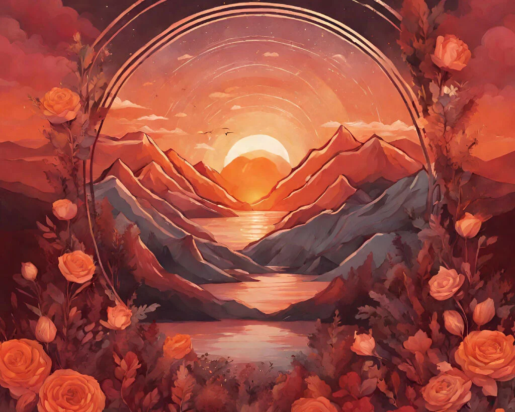 Floral Sunset