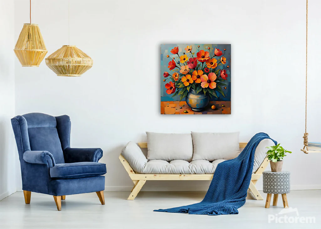 Flowers in vase - Image 3