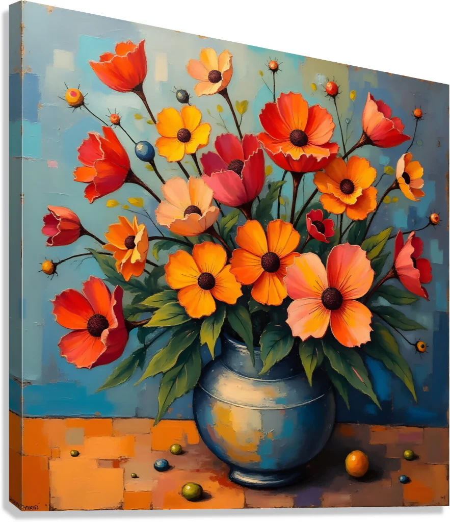 Flowers in vase - Image 4