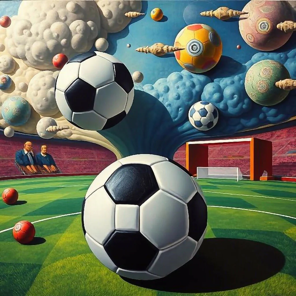 Football in abstract Design No. 2