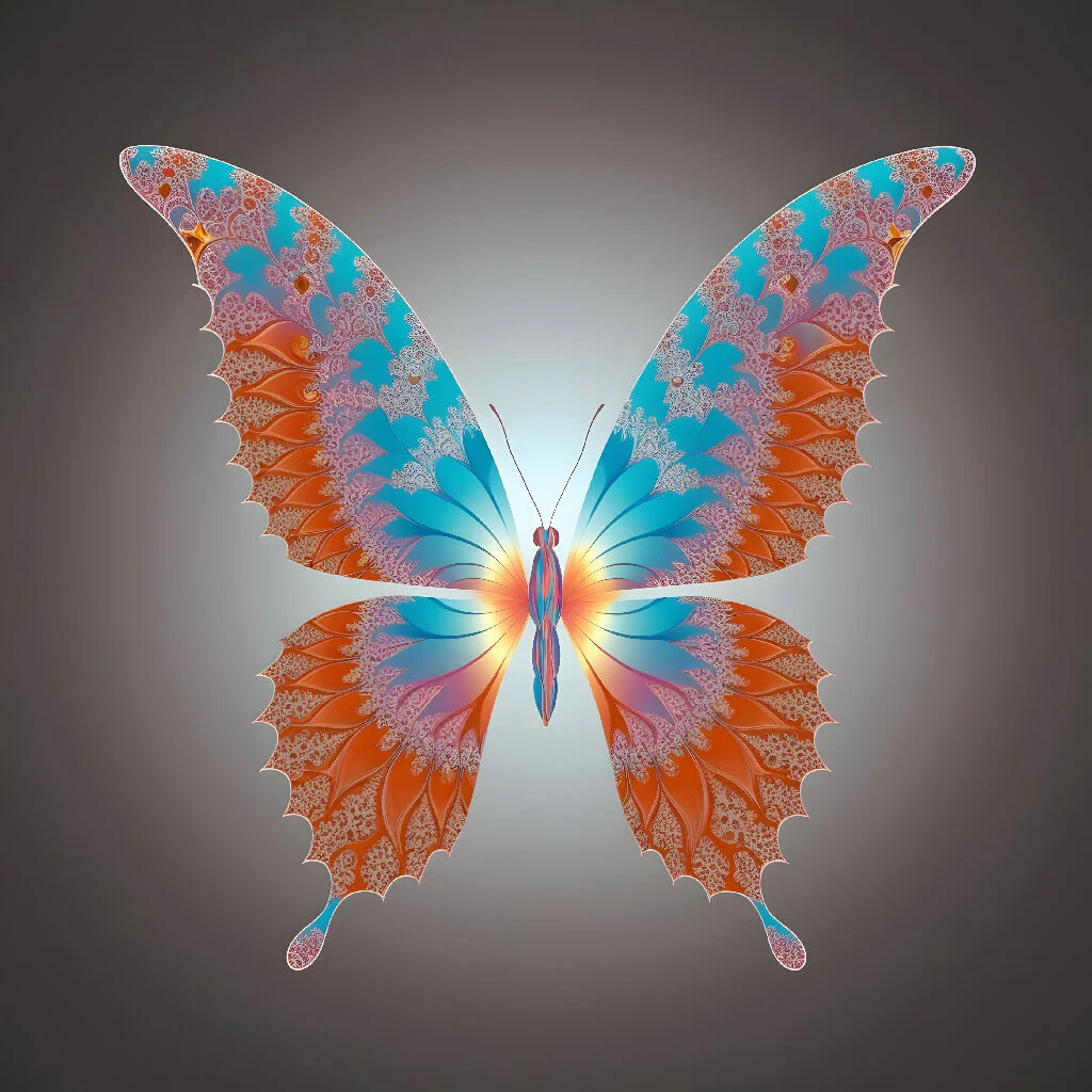 Fractal Wings: The Mesmerizing Butterfly - Image 2