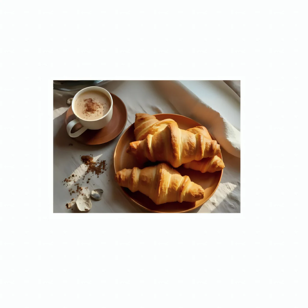 French Café Morning - Croissant & Cocoa Charm