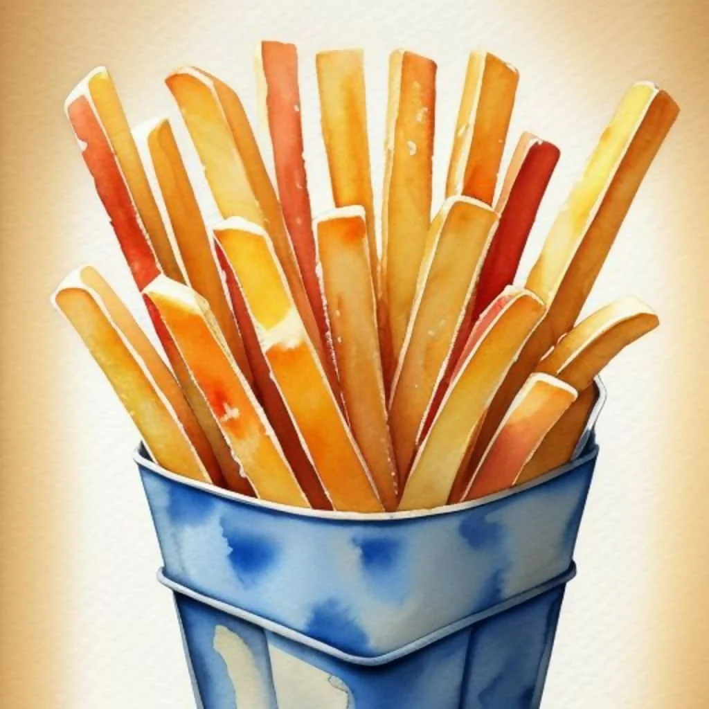 French Fries Illustration