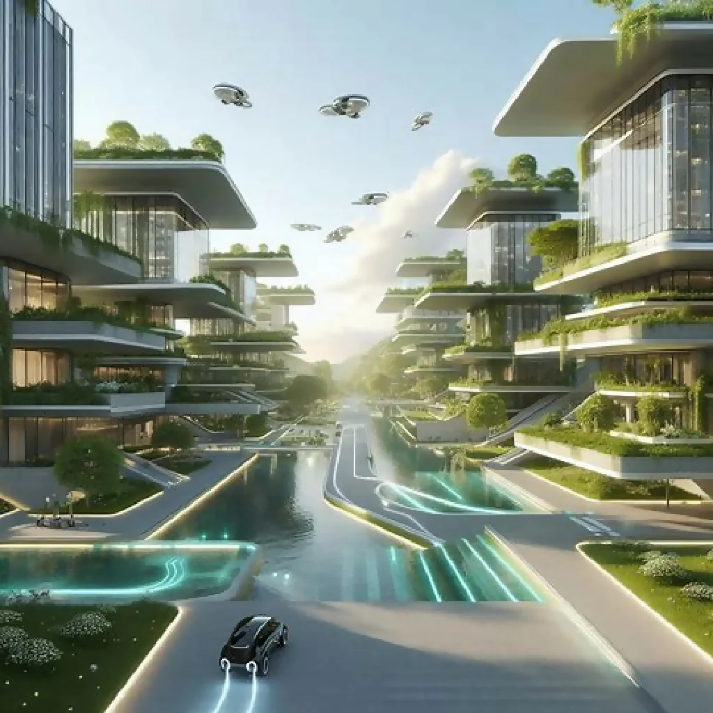 Futuristic art
