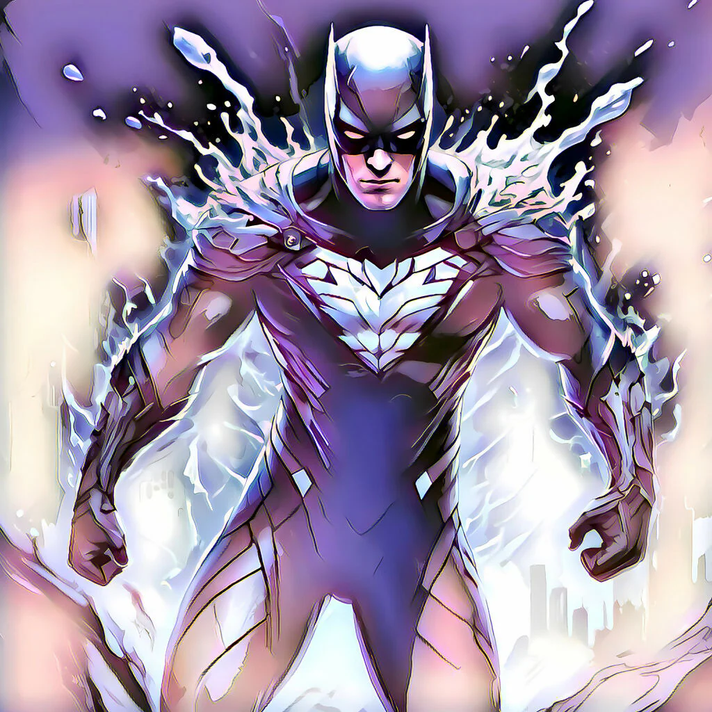 Futuristic Superhero AI Art