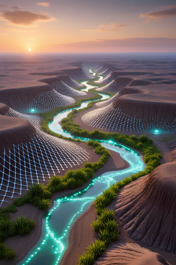 Geoforming Valley Network