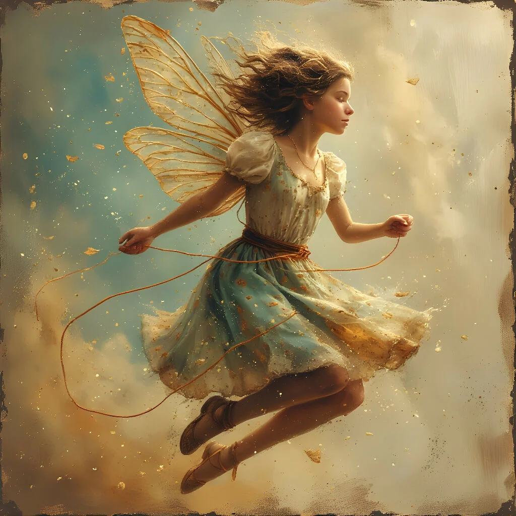 Golden Drift of Enchantment