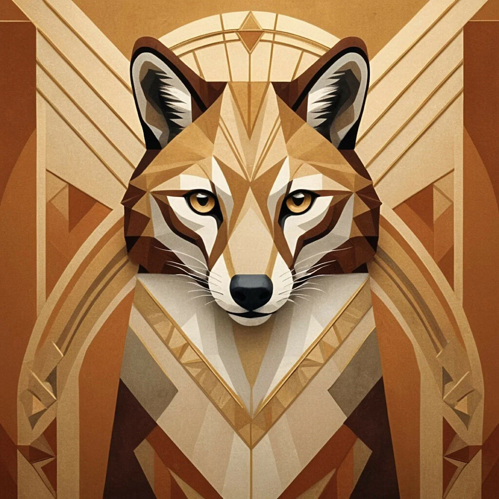 Golden Fox Art Deco