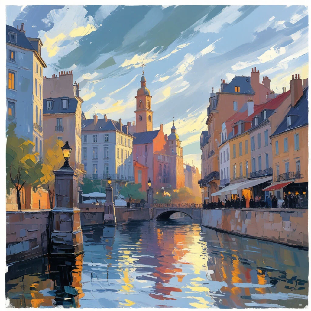 Golden Glow – Riverside Reflection Fantasy