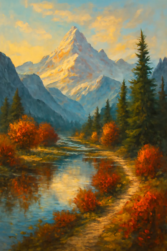 Golden Mountain Serenity