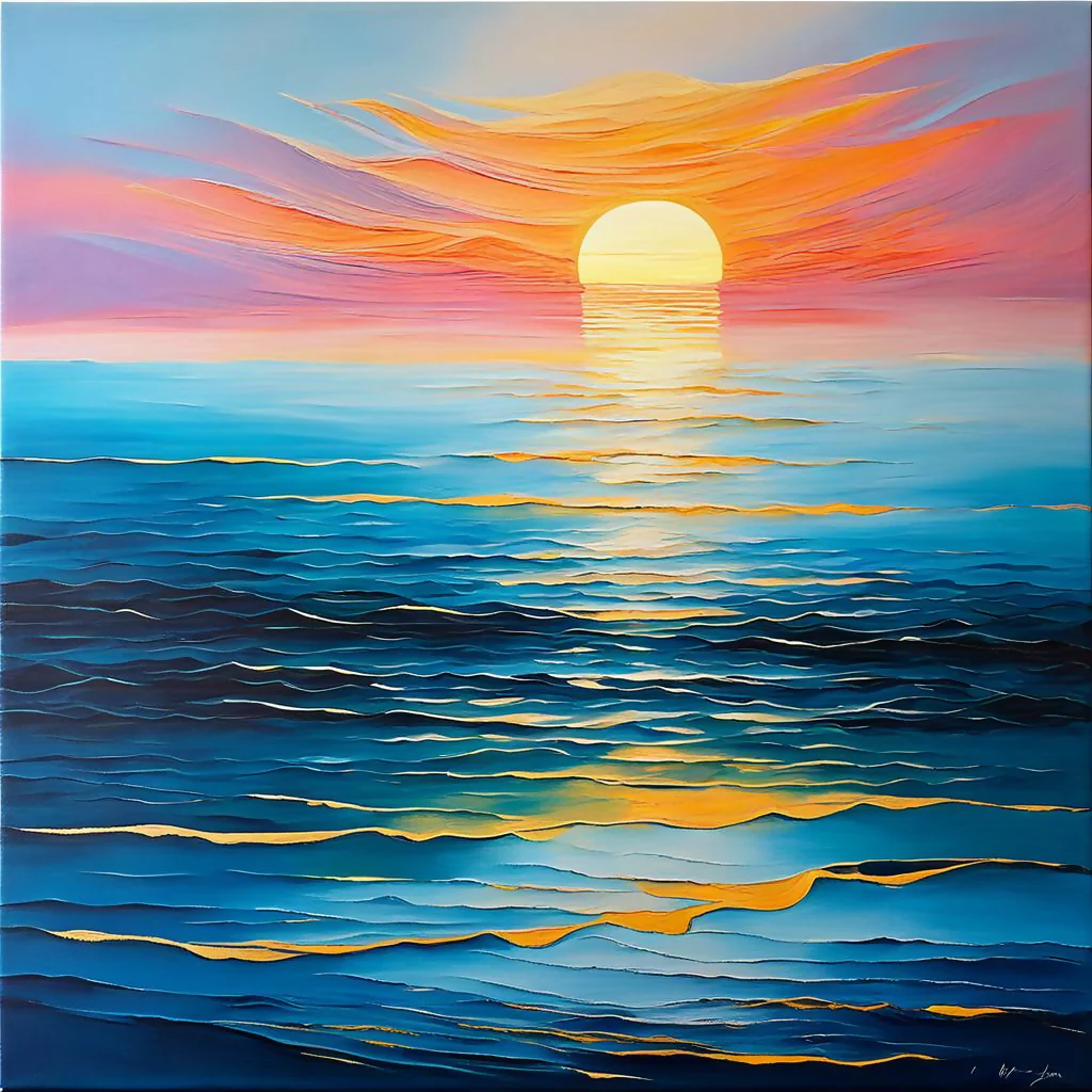 Golden Ocean Sunset