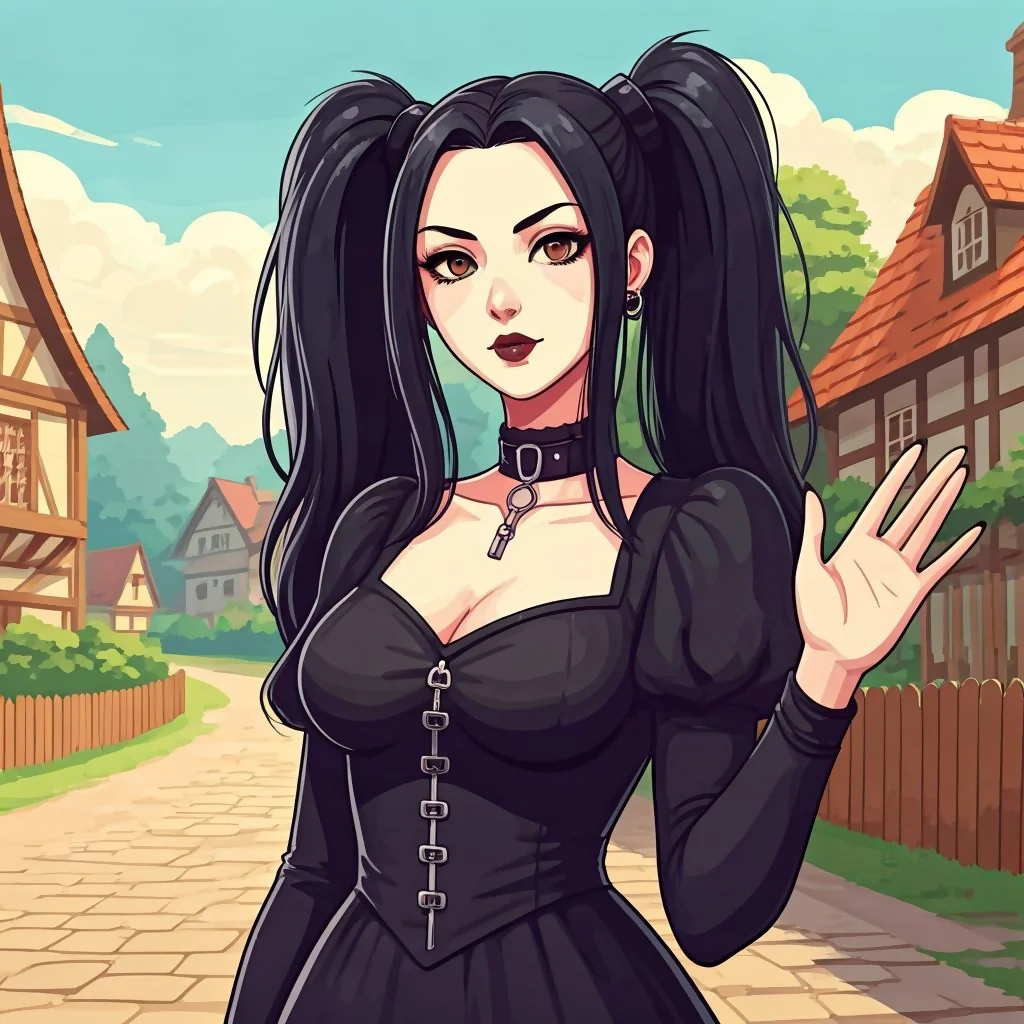 Gothic Charm in Summer Air