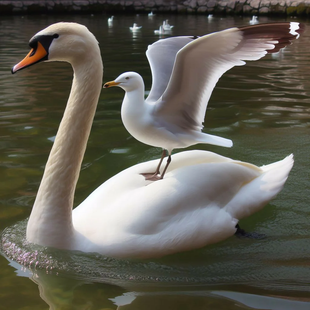Gull Lyft Ride on Swan