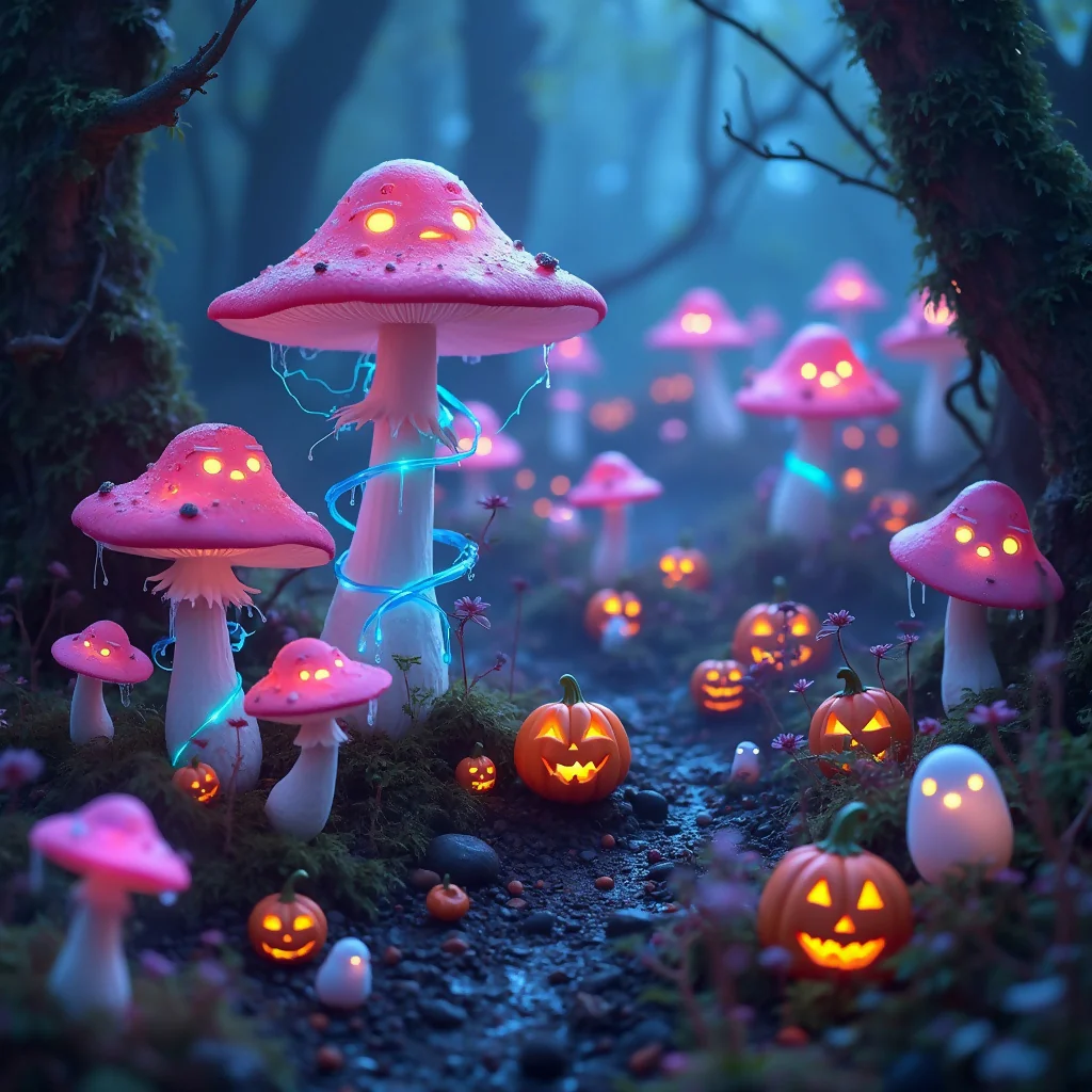 Halloween Mushrooms