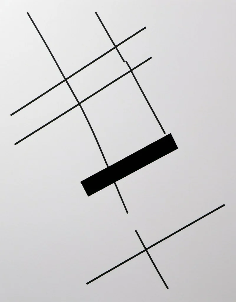 Hand Line Drawing with Minimalism plus abstract Style