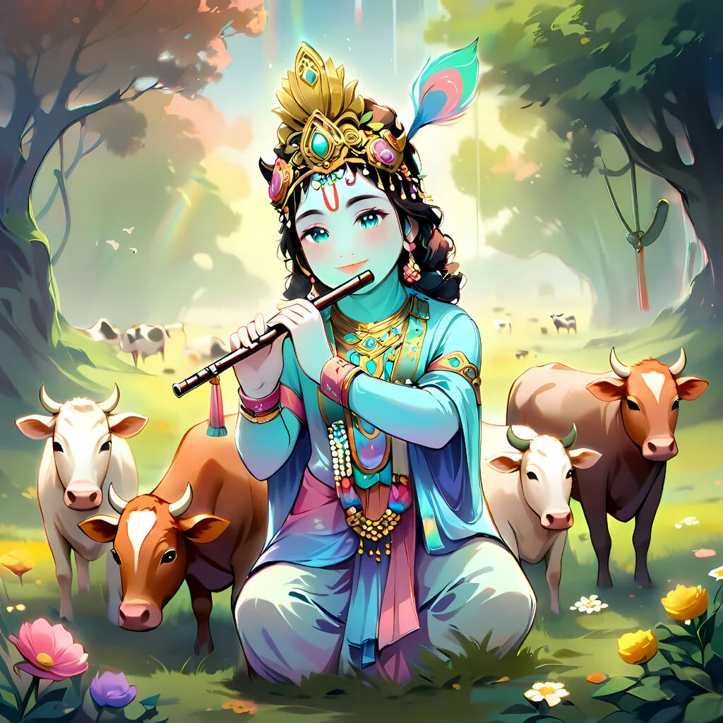 Harmony of Vrindavan: Divine Pastoral Symphony
