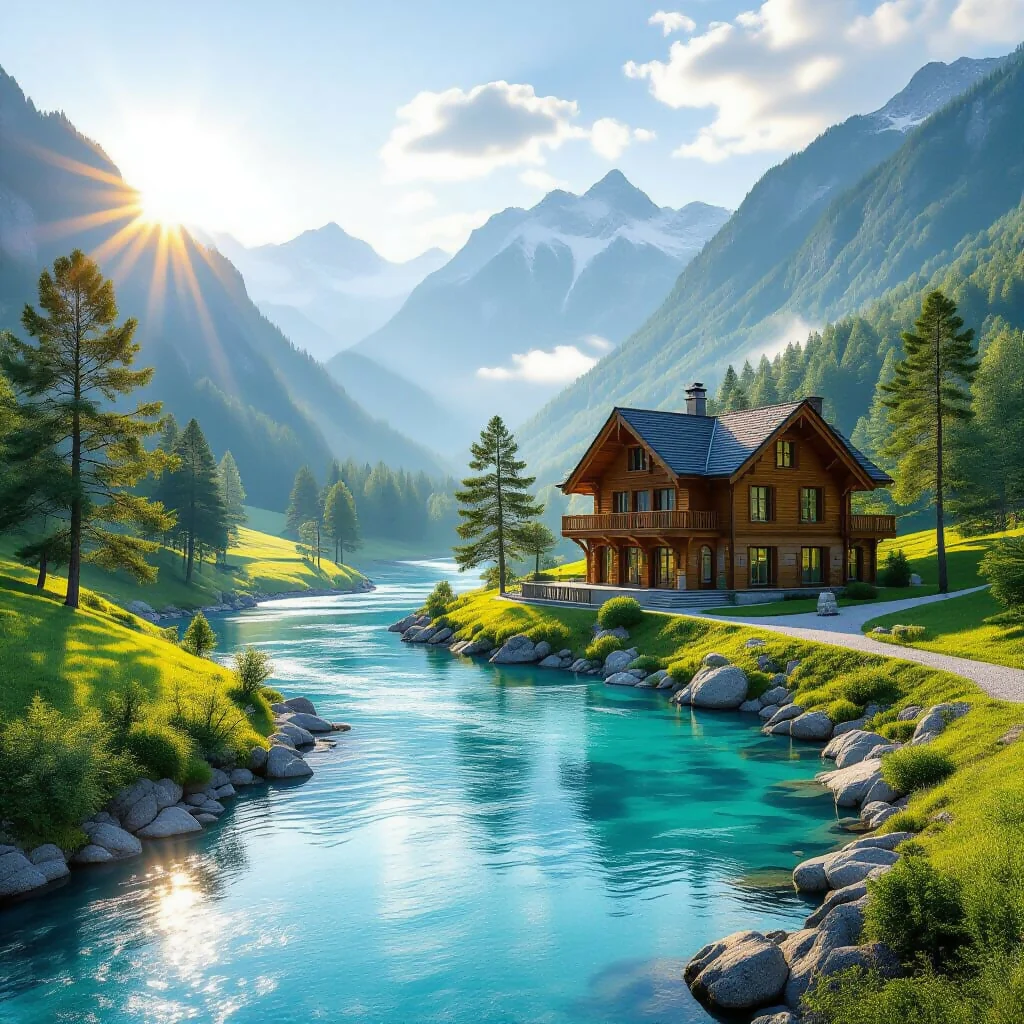“Heaven Hills & Crystal River – Dream Home Wall Art View”