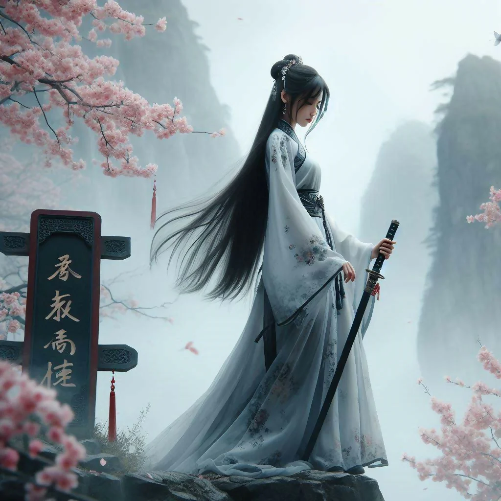 Huang Rong Visiting Mother's Grave