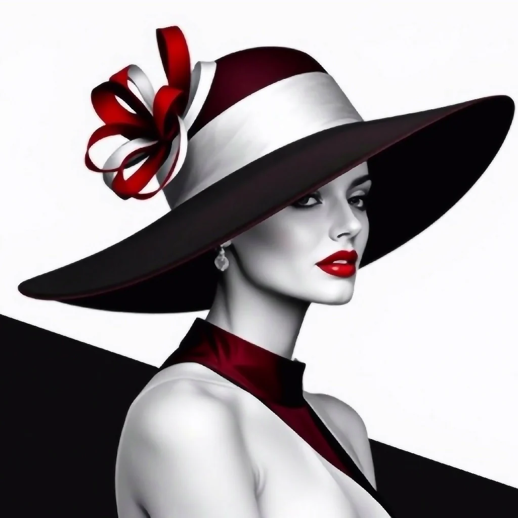 Illustration of a beautiful woman