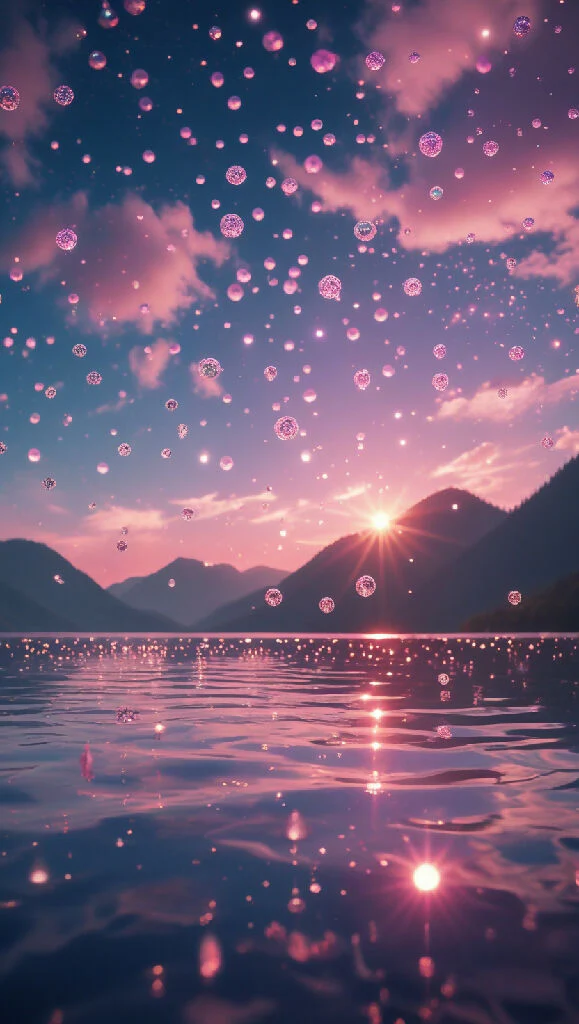 imagine prompt: Papel de parede de fantasia etér