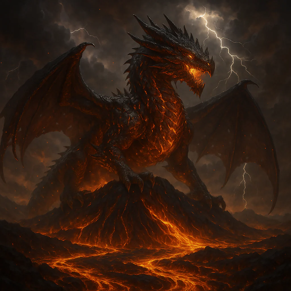 Inferno Guardian: The Flame Dragon of Eldoria - Image 2