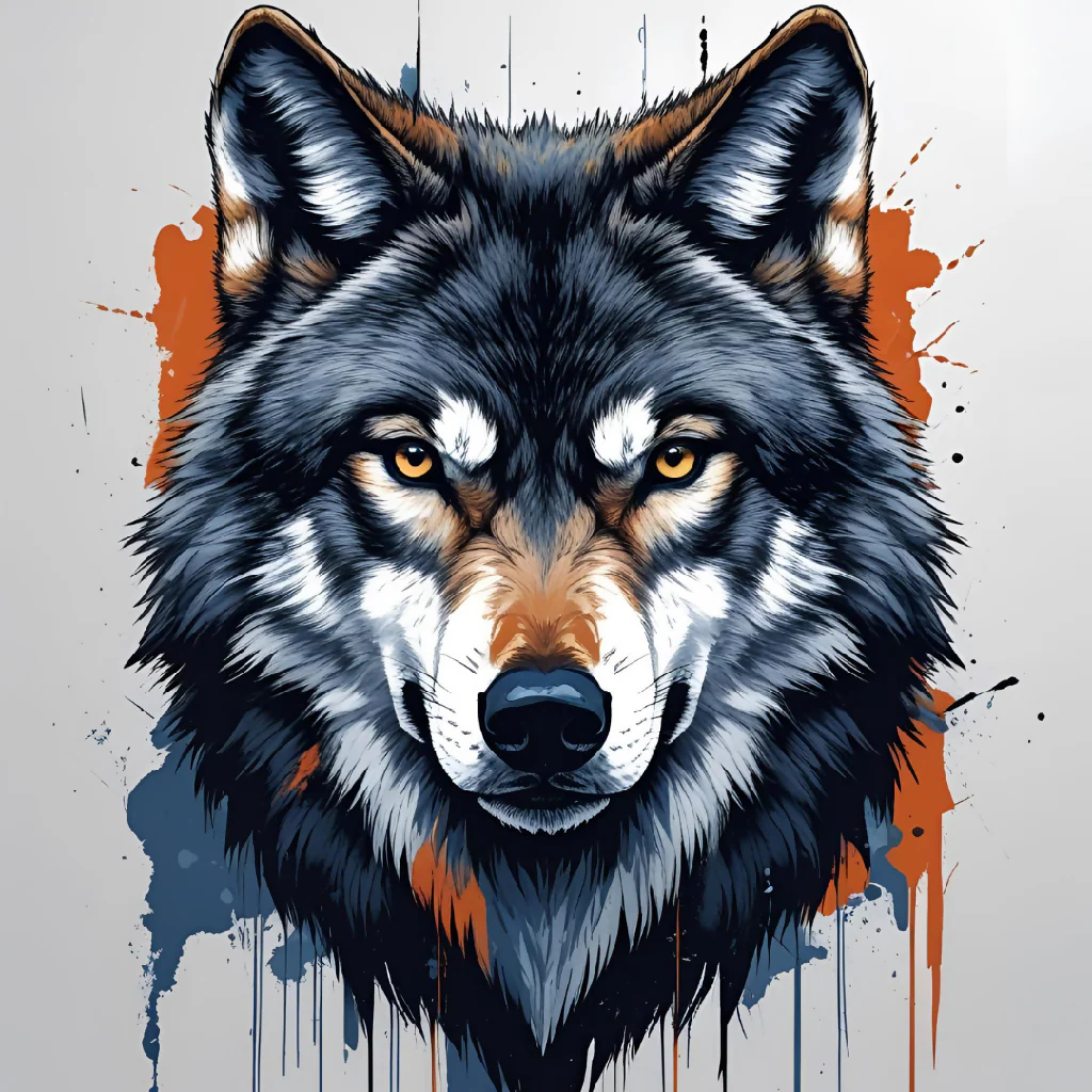 Intense Gaze Wolf