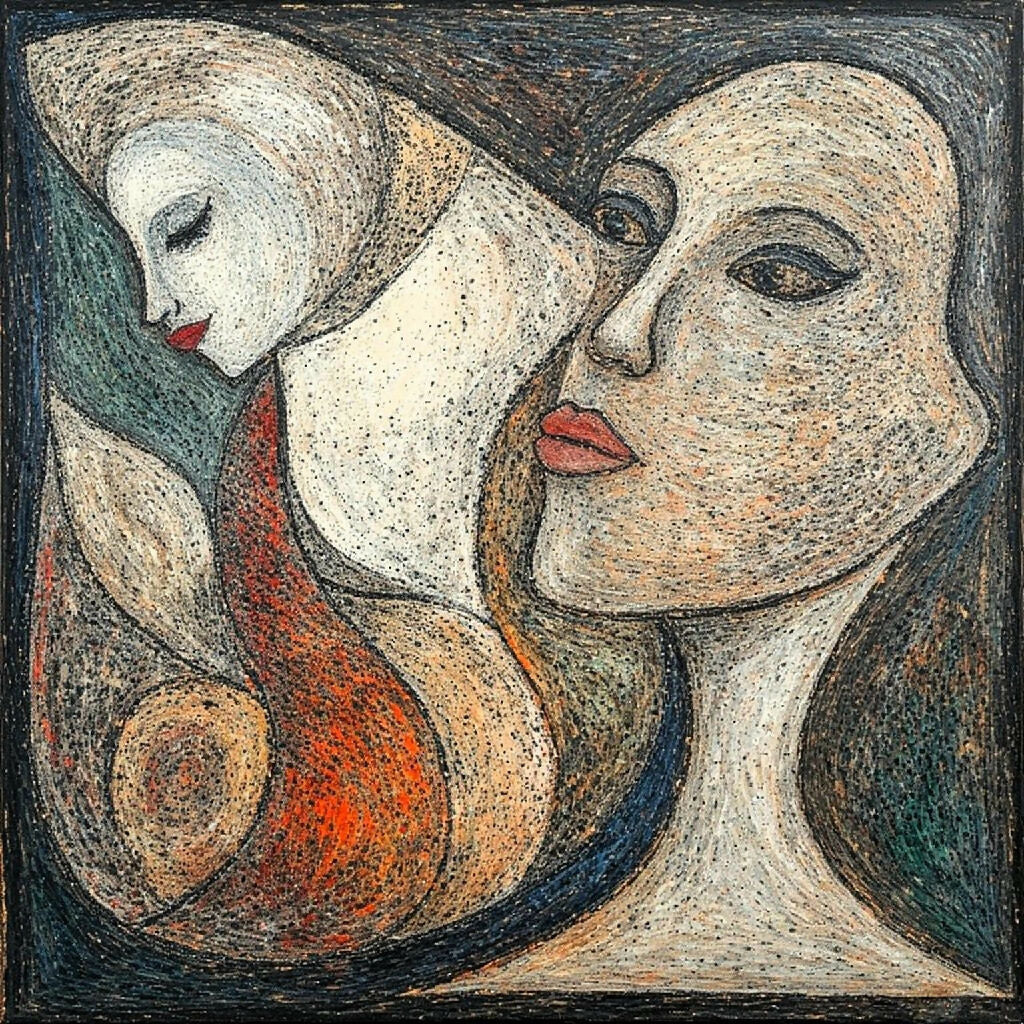Intertwined Reflections -Imagination