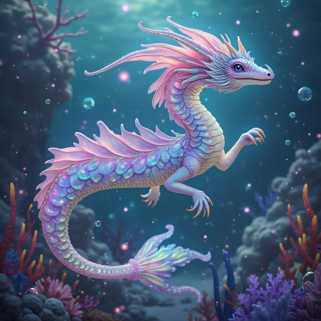 Iridescent Water Dragon