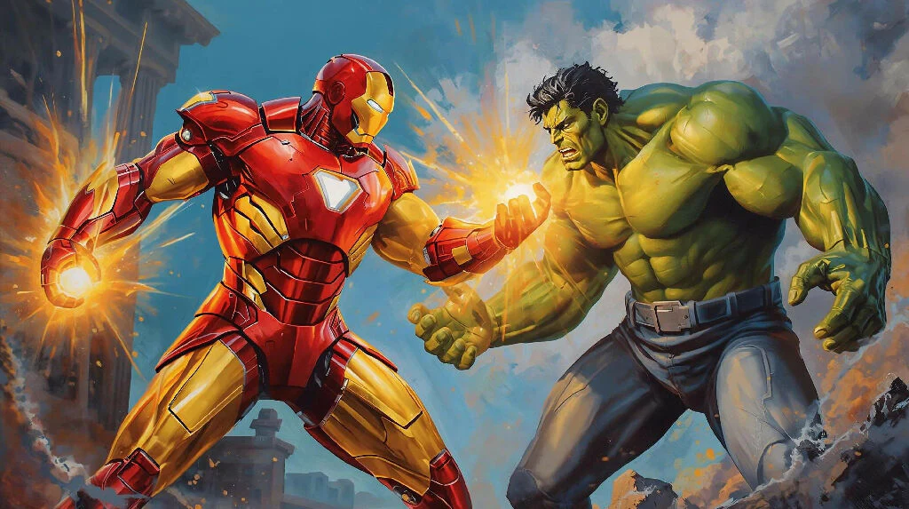 Iron Man vs the Hulk