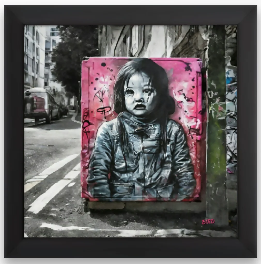 Jean jacket girl - Image 3