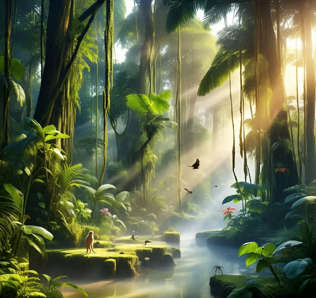 Jungle at Sunrise