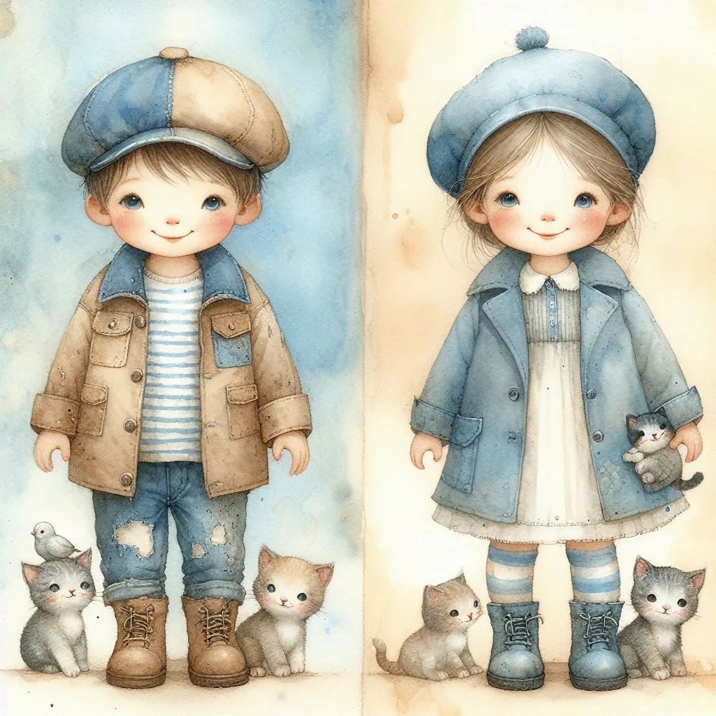Katzen-Kinder