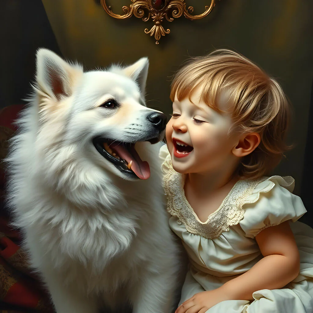 Kids and Animals-Dog.