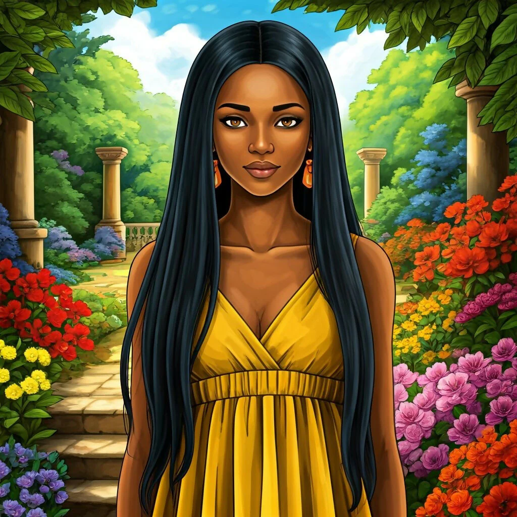 Lady of the Sunlit Garden