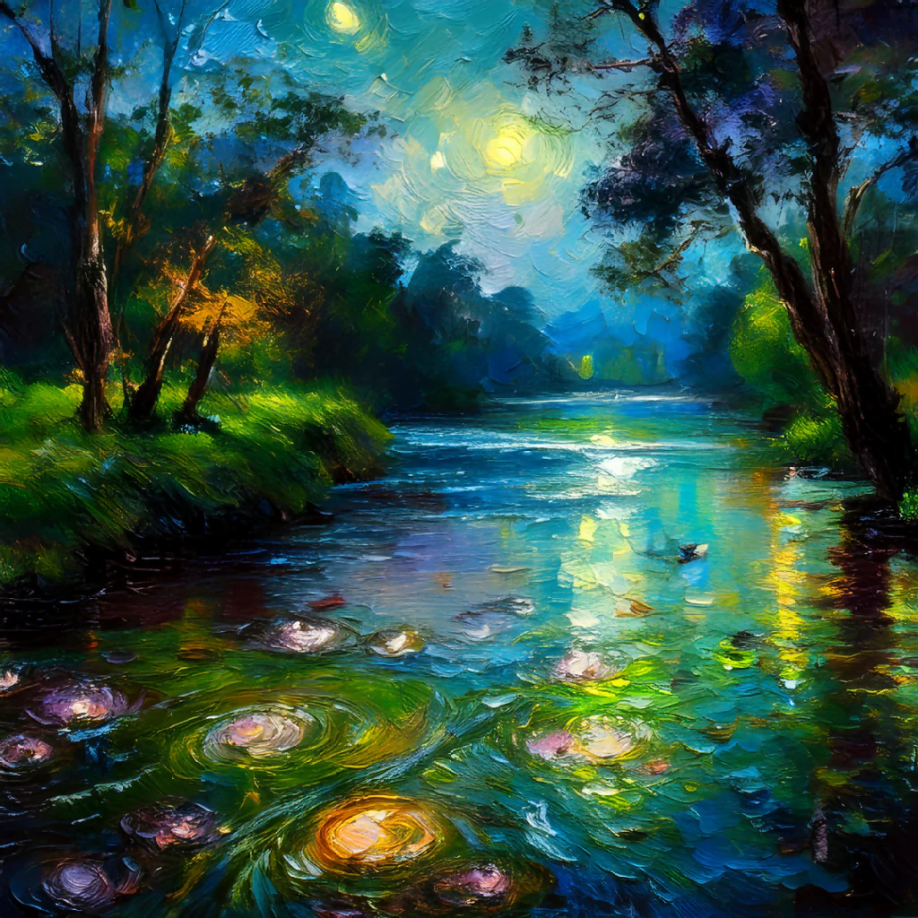 Lake in the Forest