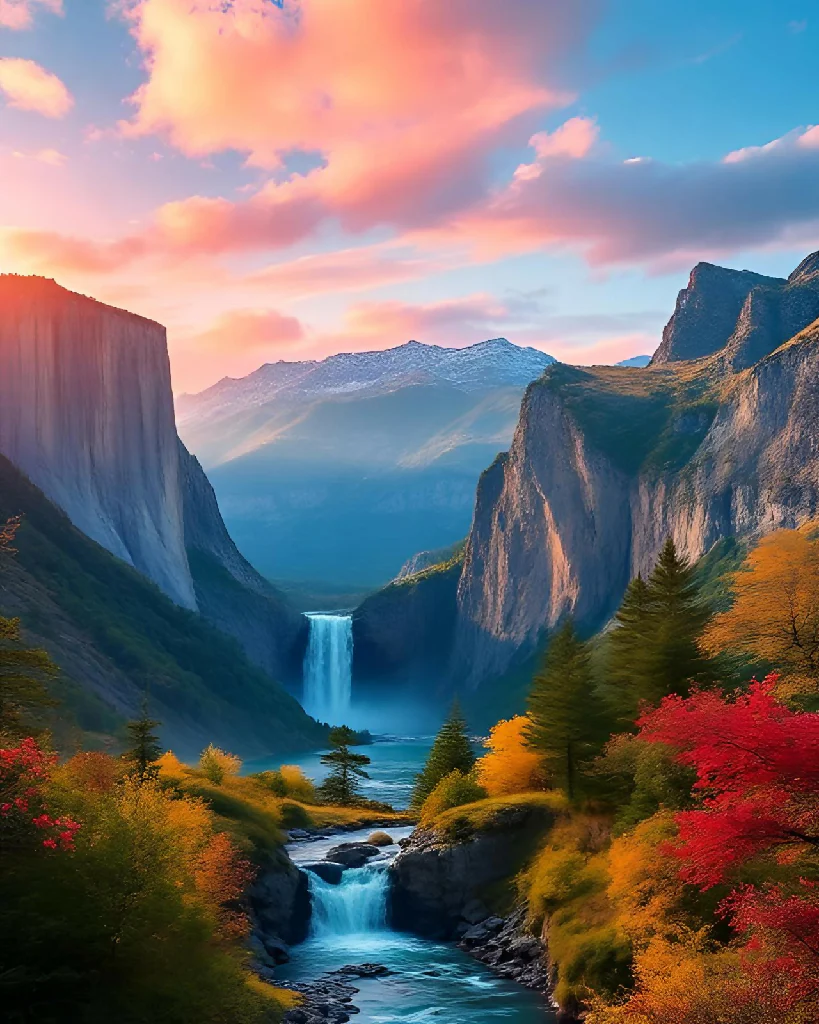 LANDSCAPE WATERFALL #7