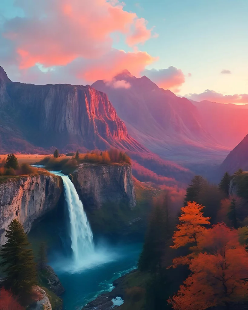 LANDSCAPE WATERFALL #8
