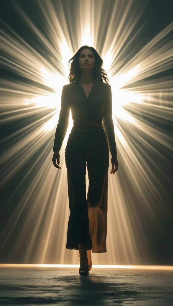 Leonardo_Phoenix_10_A_confident_woman_walking_forward_with_lig_2