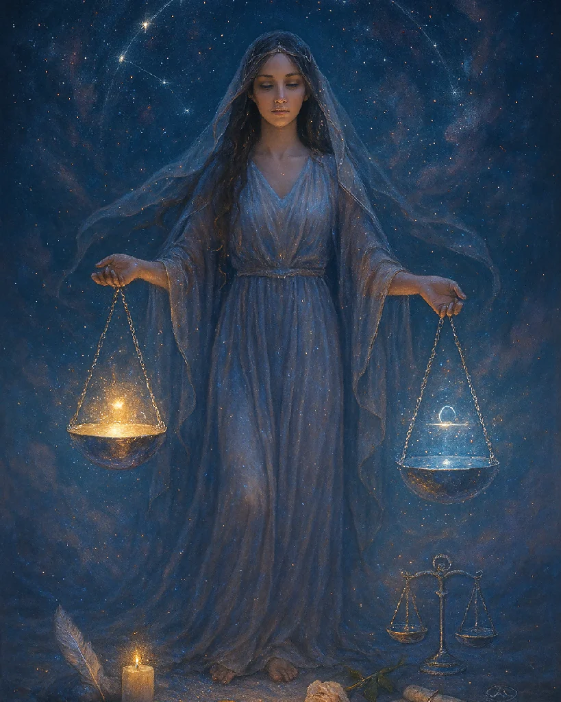 Libra – The Veiled One Who Balances the Stars