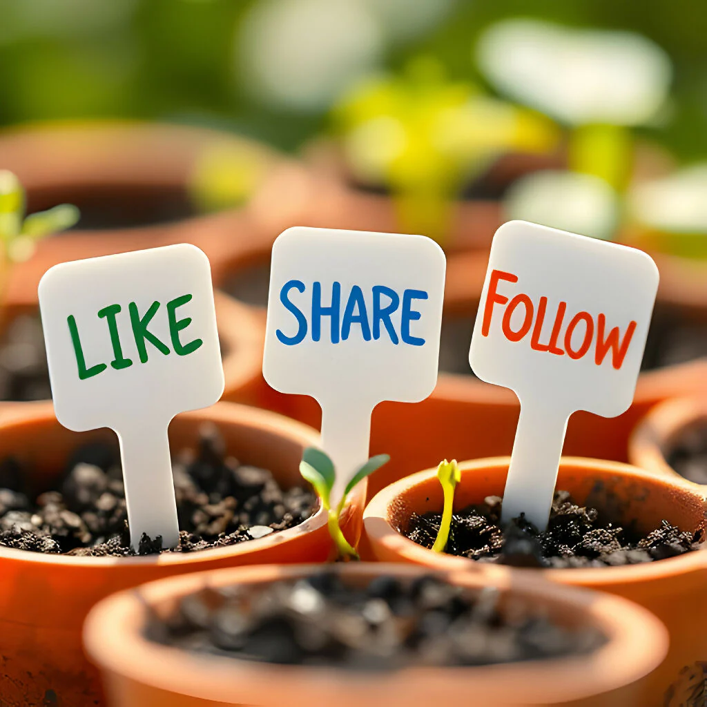 like share follow concept NO 7