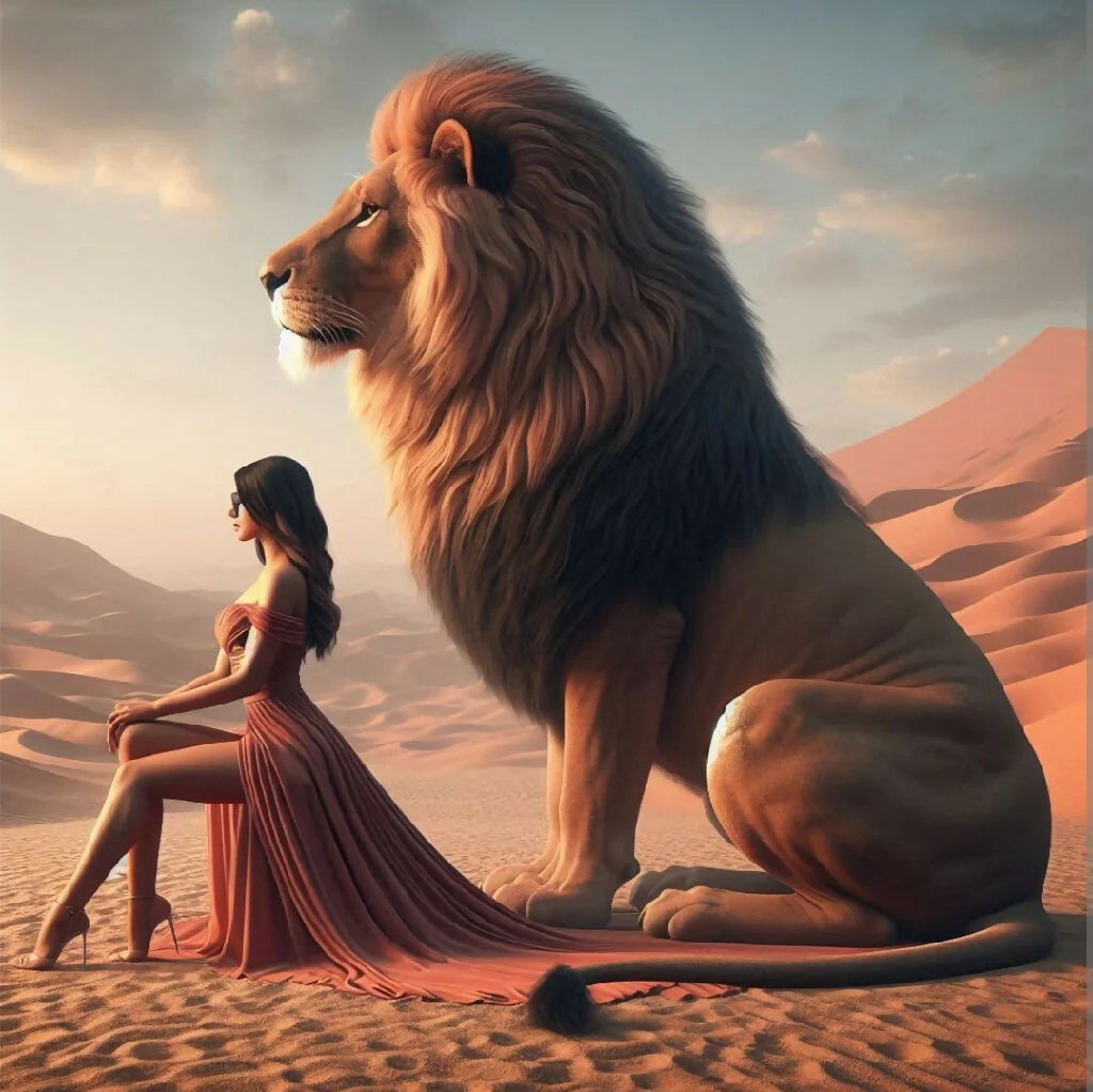 lion and lioness