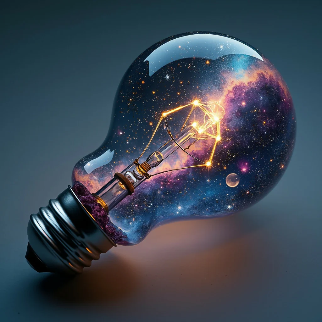 Liquid space lightbulb 1
