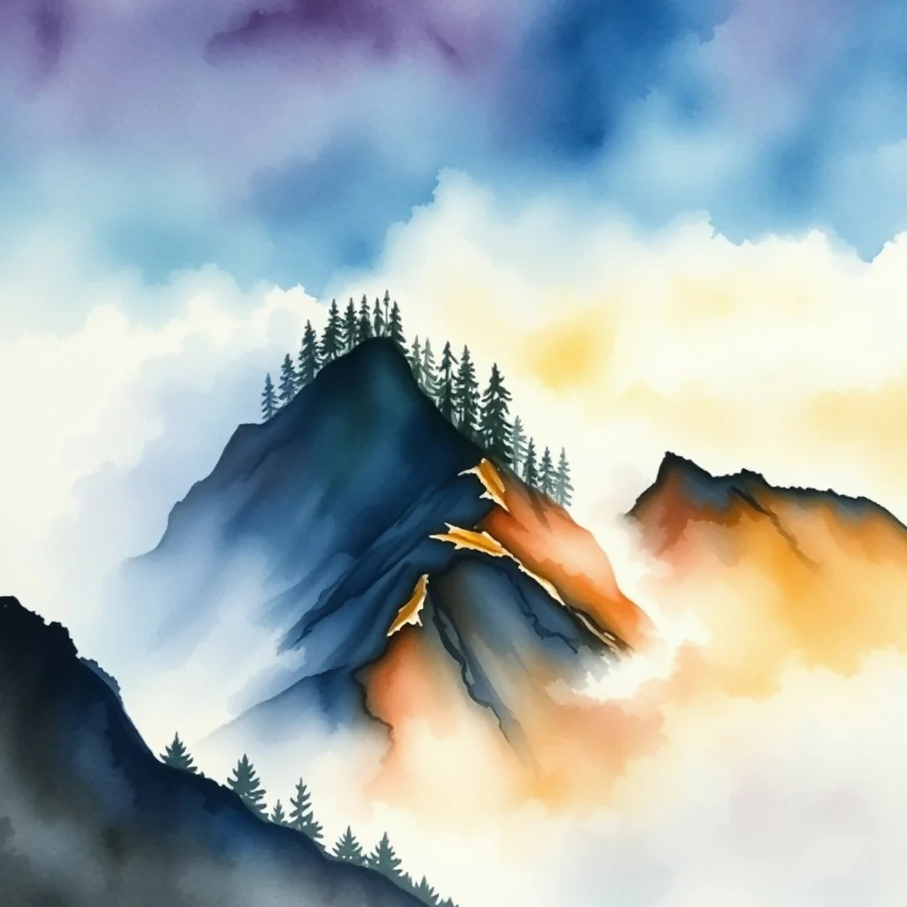 Lone Peak in the Mist