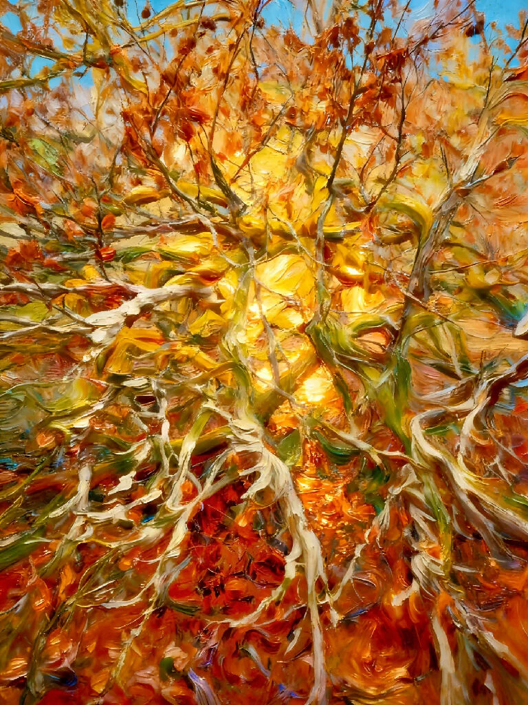 Luminous Lichen on Fallen Boughs