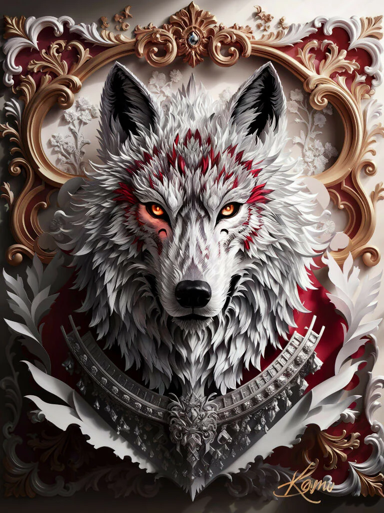 Majestic Head of a Wolf (Digital Format)